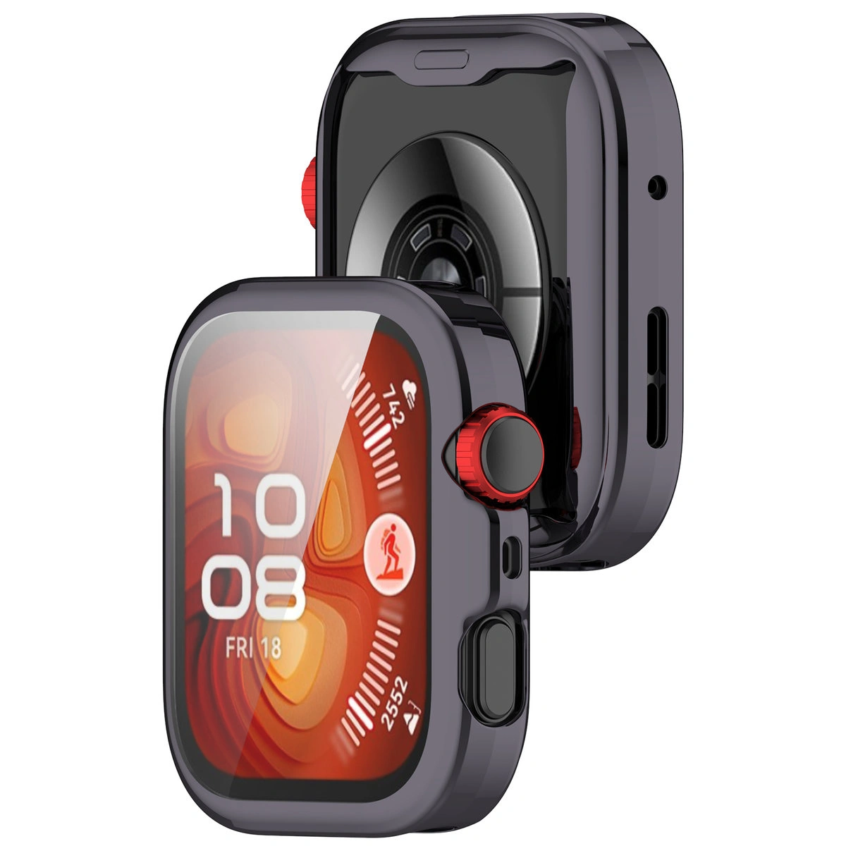 Front oraz przód etui Bizon Case Watch Felipe dla Huawei Watch Fit 4 Pro